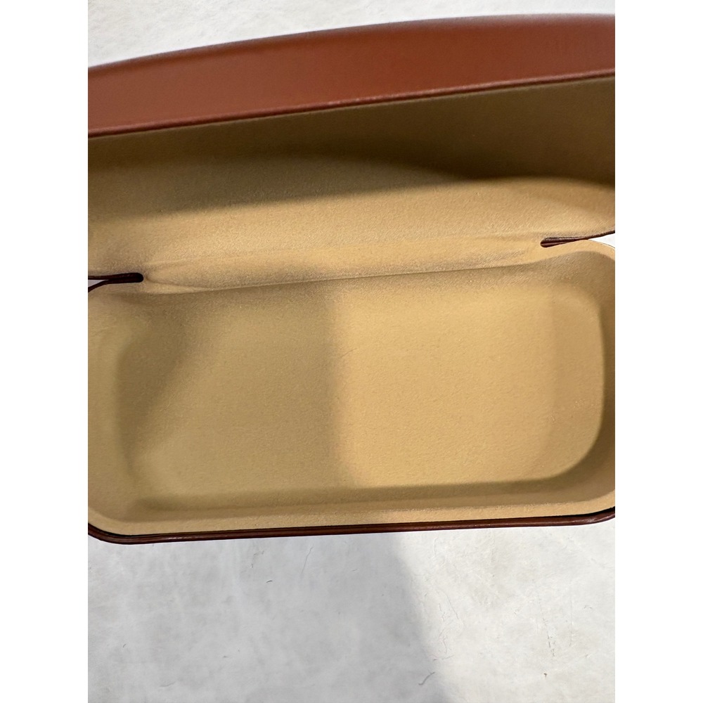 Longchamp Paris Brown Hard Shell Eyewear Sunglasses Case Nordstrom Cognac‎ - Picture 9 of 9